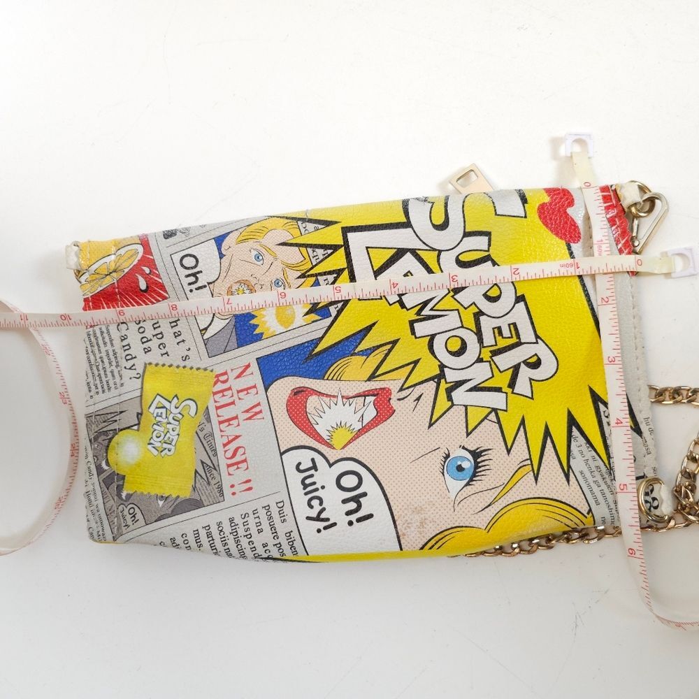 BAM FOREVER Comic Hello 3 am Purse SUPER LEMON SOUR HARD CANDY Crossbody Clutch - Picture 13 of 15
